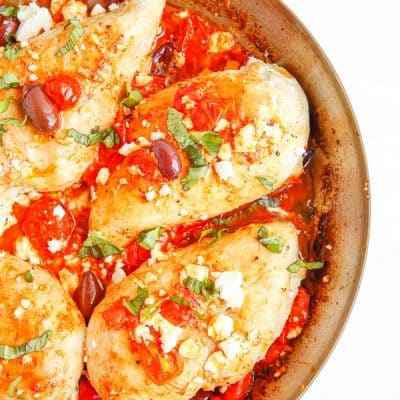 Mediterranean chicken skillet