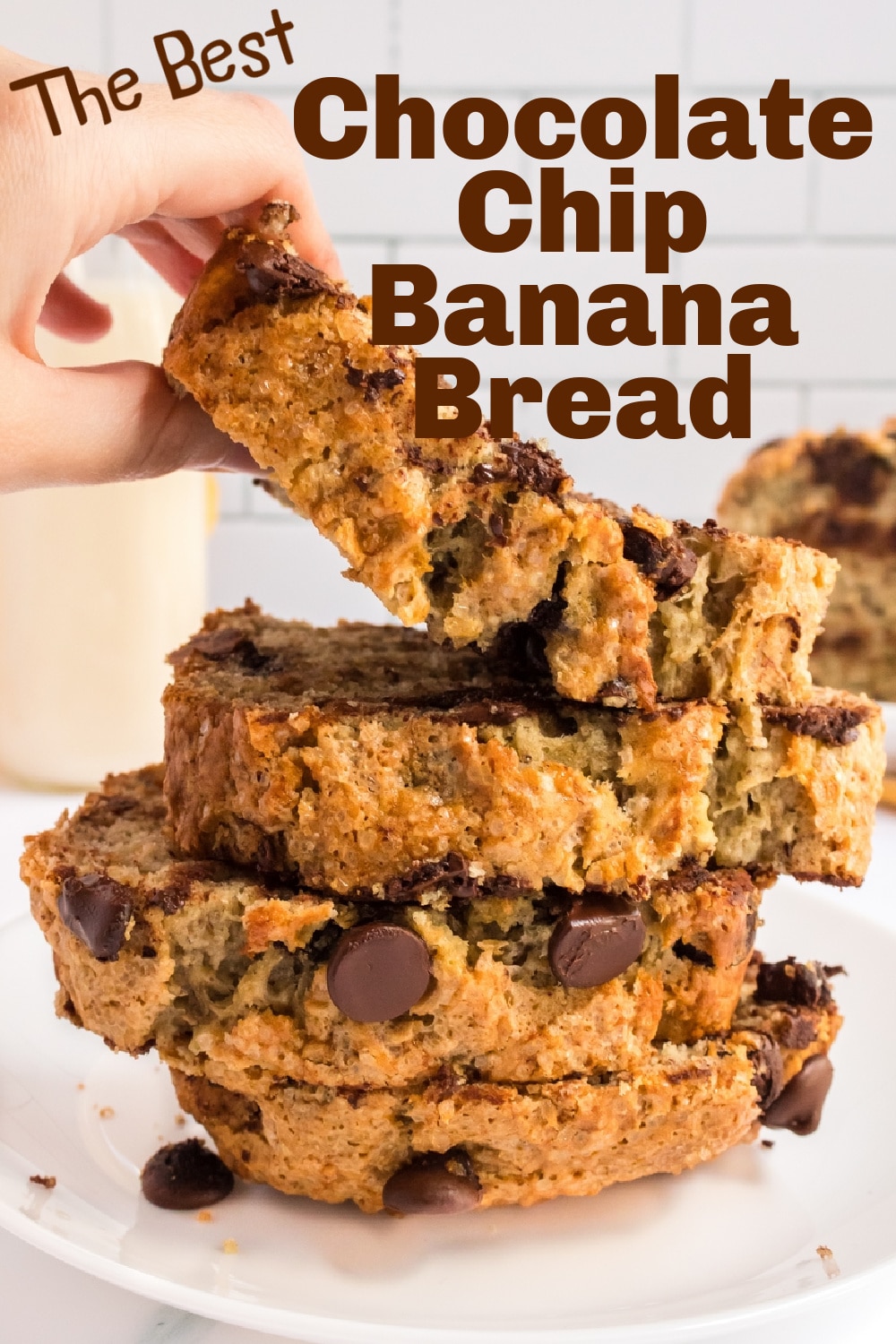 This chocolate chip banana bread comes together in one bowl with sweet, spotty bananas and a good dose of chocolate chips. It’s perfect anytime—whether you’re grabbing a slice for breakfast or a little treat before bed. via @cmpollak1