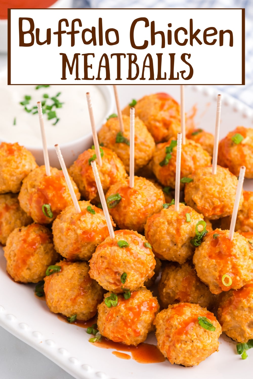 These buffalo chicken meatballs have that buttery, spicy kick I love. Made with ground chicken and a few pantry staples, they bake up in the oven while you get everything else ready. via @cmpollak1