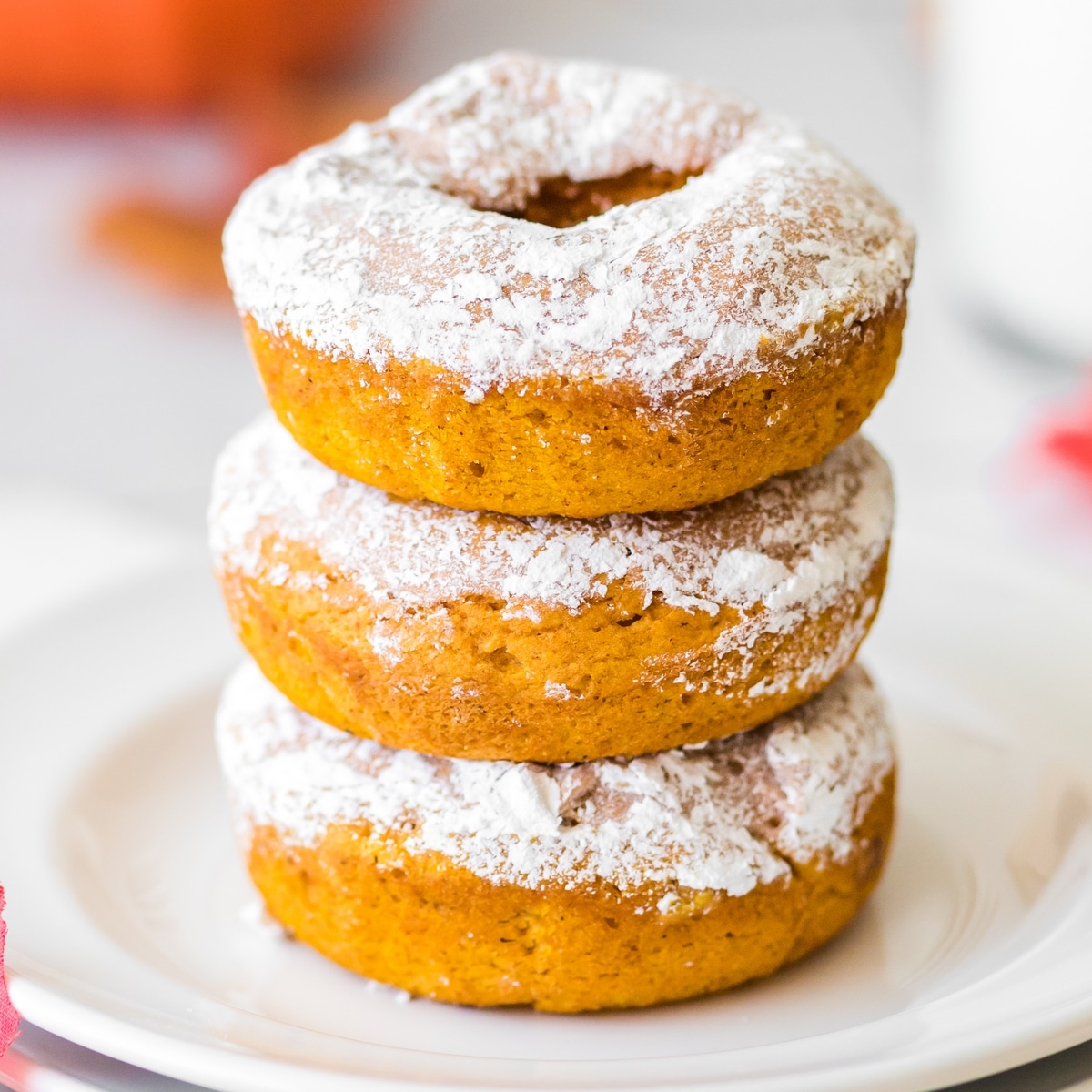 pumpkin cake donuts