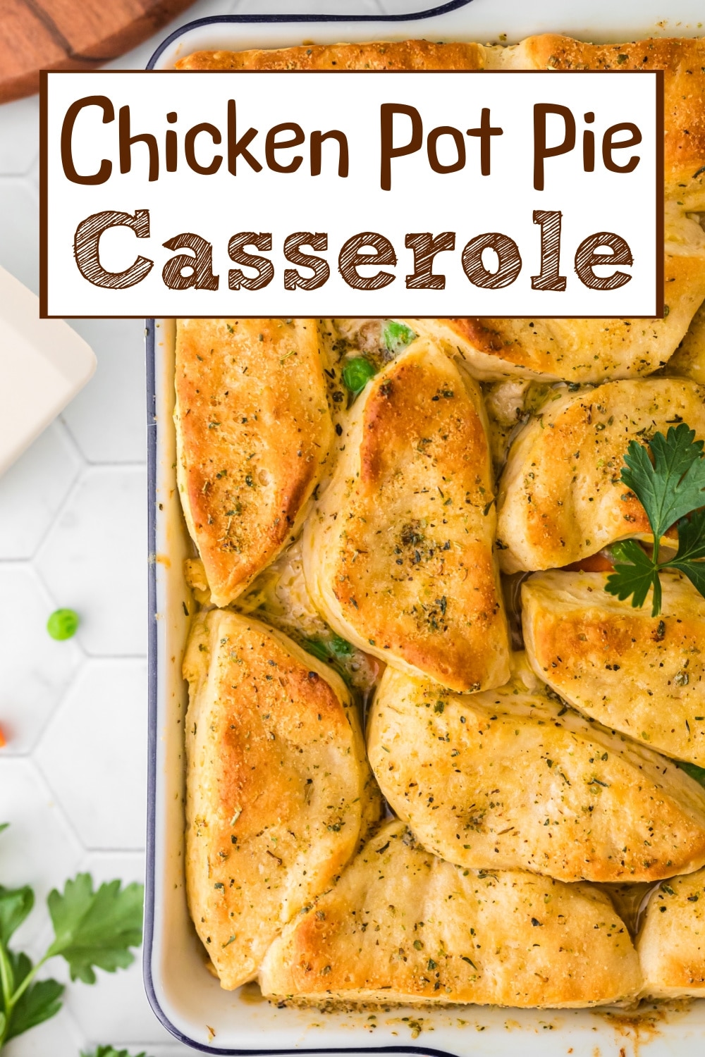 Chicken pot pie casserole is always a good idea, and this version uses a few weeknight-friendly shortcuts. It comes together quickly but still has that hearty, homemade feel without the extra work. via @cmpollak1