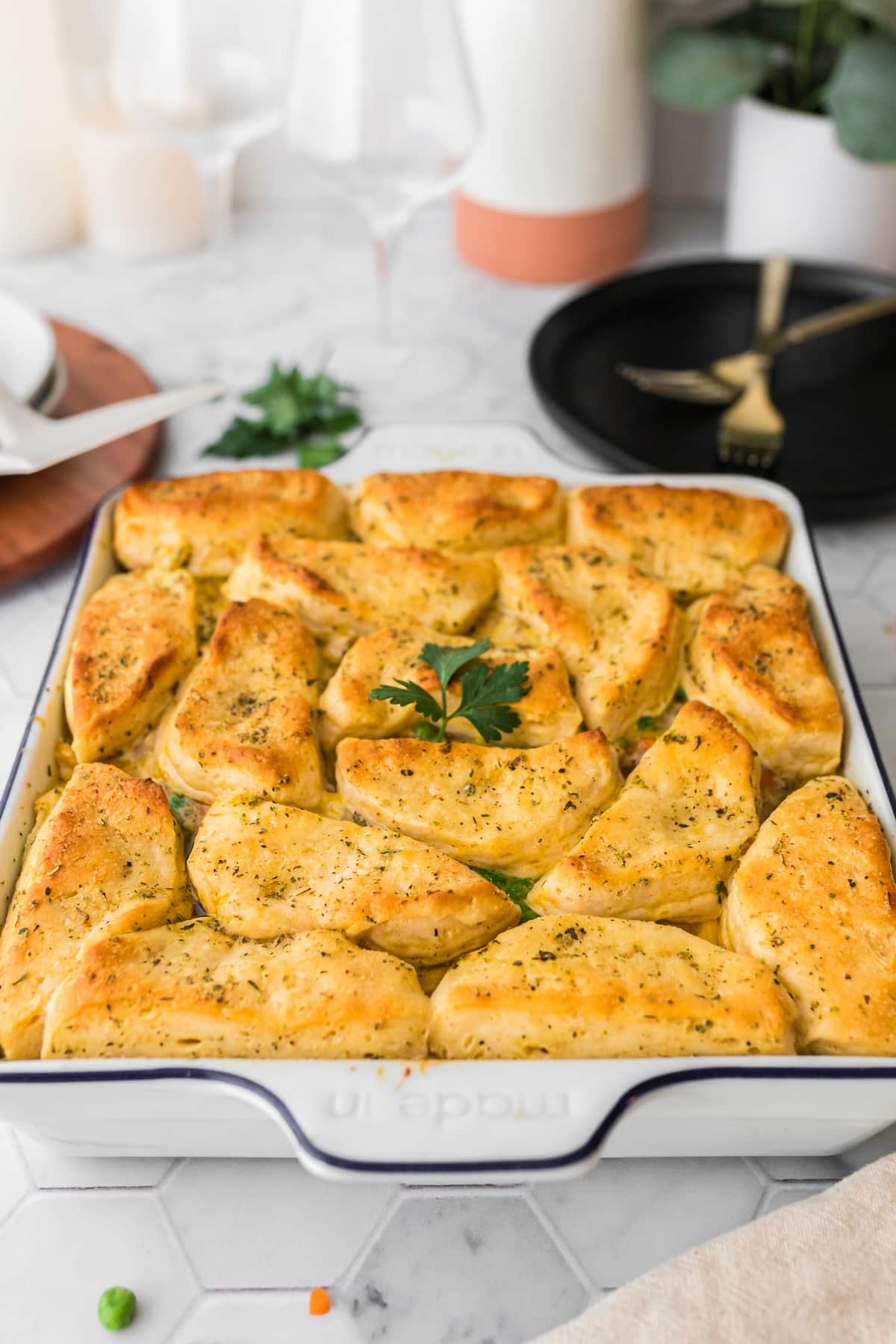 crescent roll chicken pot pie
