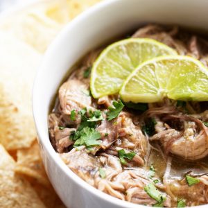 slow cooker pulled pork chile verde