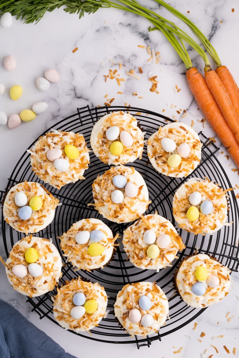 carrot cake cupcakes recipe