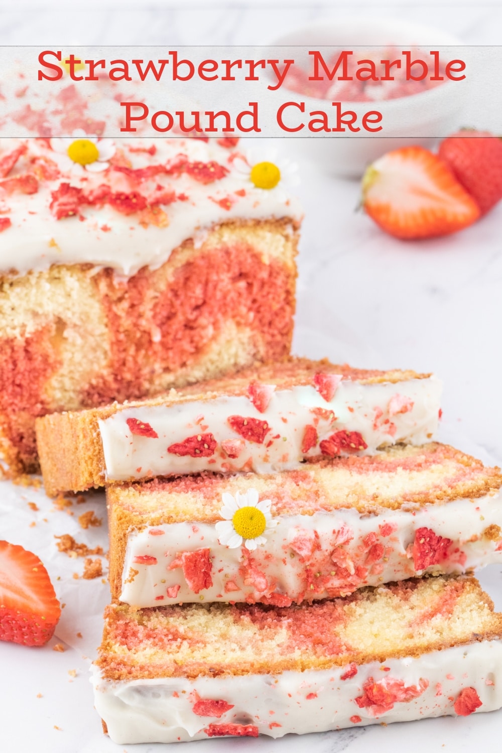 Never have to choose between your favorite flavors again with this strawberry and vanilla marble cake. If the eye-catching swirl pattern isn't enough to draw draw you in, maybe the rich and tangy cream cheese frosting will seal the deal. via @cmpollak1