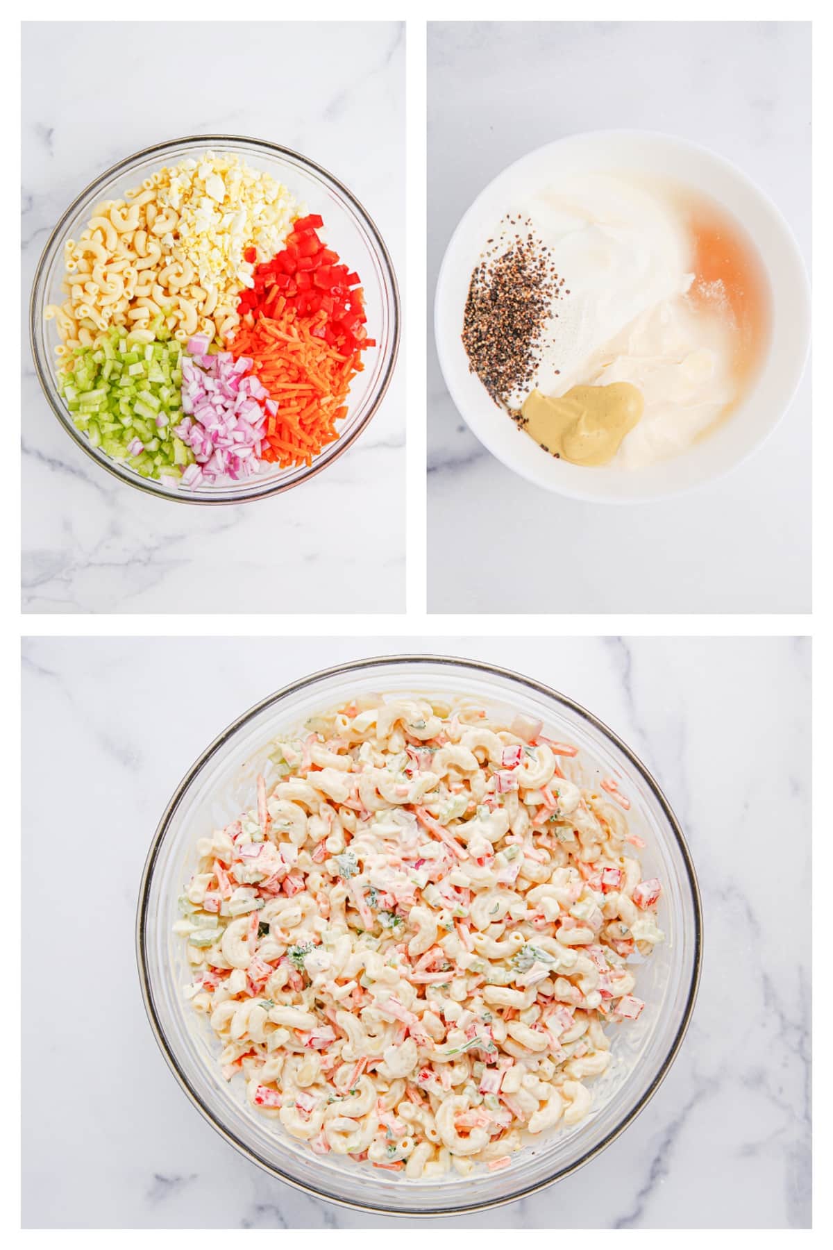 When the grill's going, a side dish that's both colorful and tasty is always a win. This Rainbow Macaroni Salad checks both boxes and always hits the spot. Loaded with veggies and plenty of flavor, it's the kind of pasta salad that belongs at any potluck, no matter the time of year. how to make it