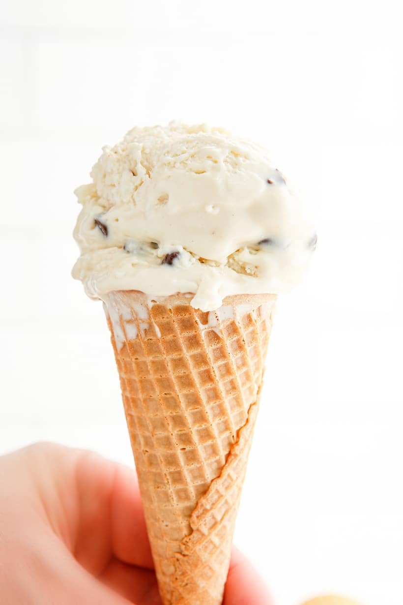 Chocolate Chip Cookie Dough Ice Cream, arguably the most classic combo, when it comes to making a mash up of cookie and ice cream flavors. This no churn version takes a short cut and does not require purchasing a tub of cookie dough to make it happen. cookie dough ice cream recipe