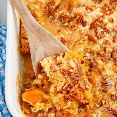 peach dump cake
