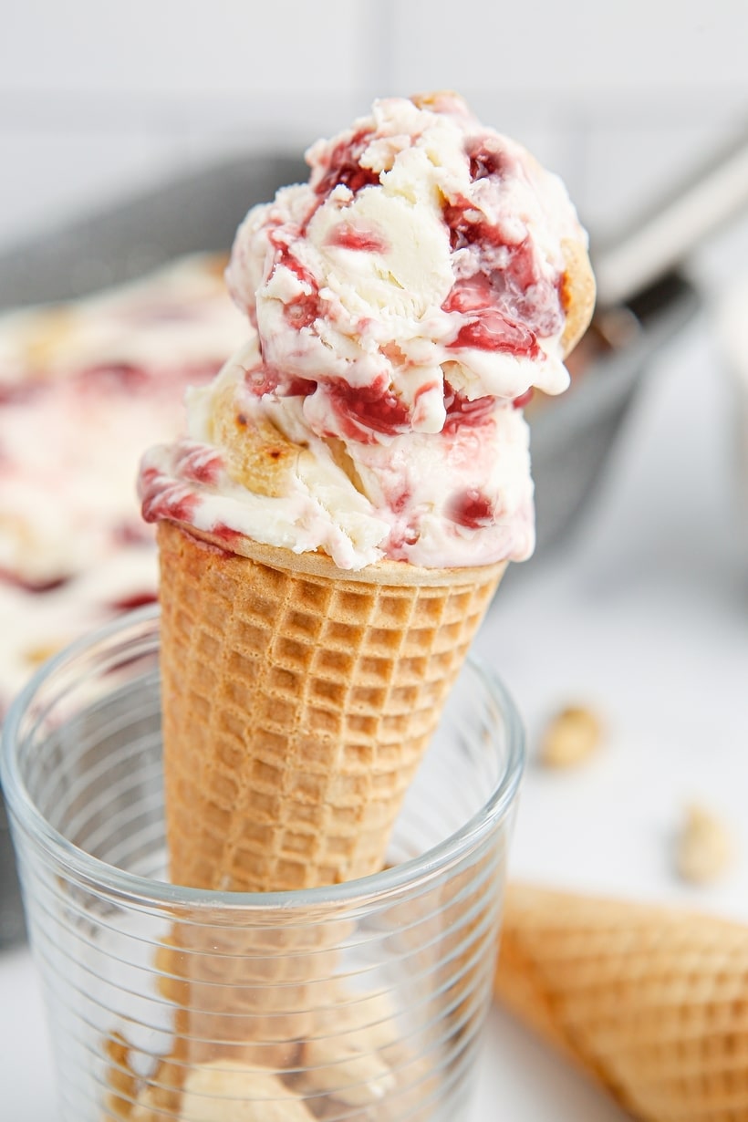 Baseball Nut Ice Cream (Baskin-Robbins Copycat)