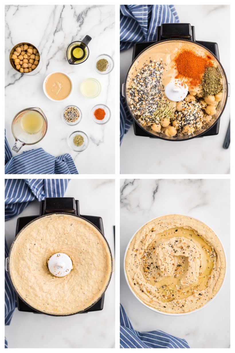 homemade hummus ingredients