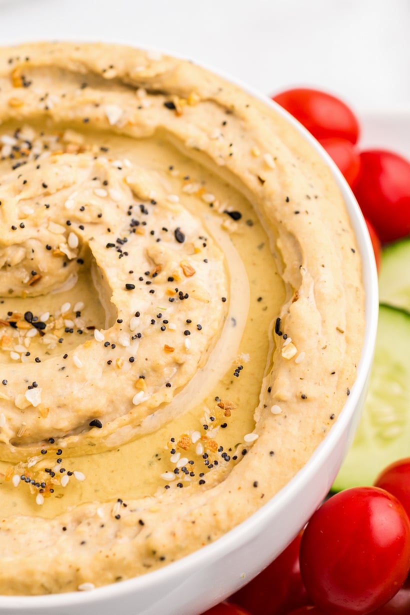 homemade hummus