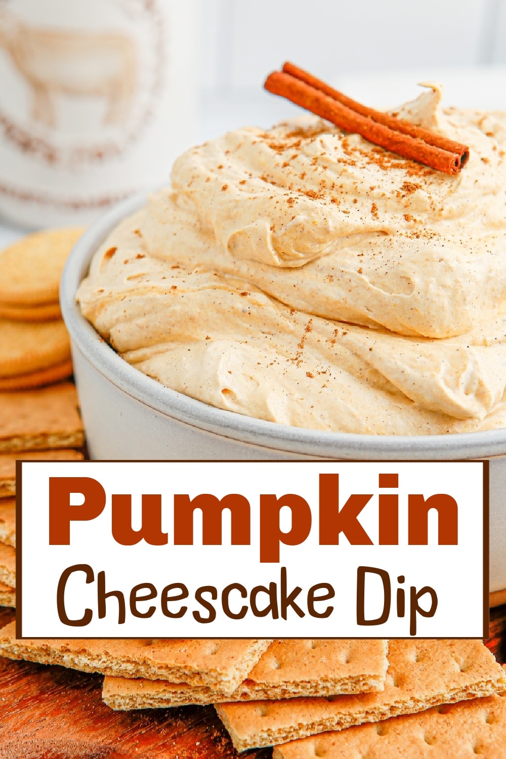 This pumpkin cheesecake dip blends the cozy spices of pumpkin pie with the creamy richness of cheesecake. It's smooth, scoopable, and works with just about anything you want to dip—so grab your favorites and dig in.
via @cmpollak1