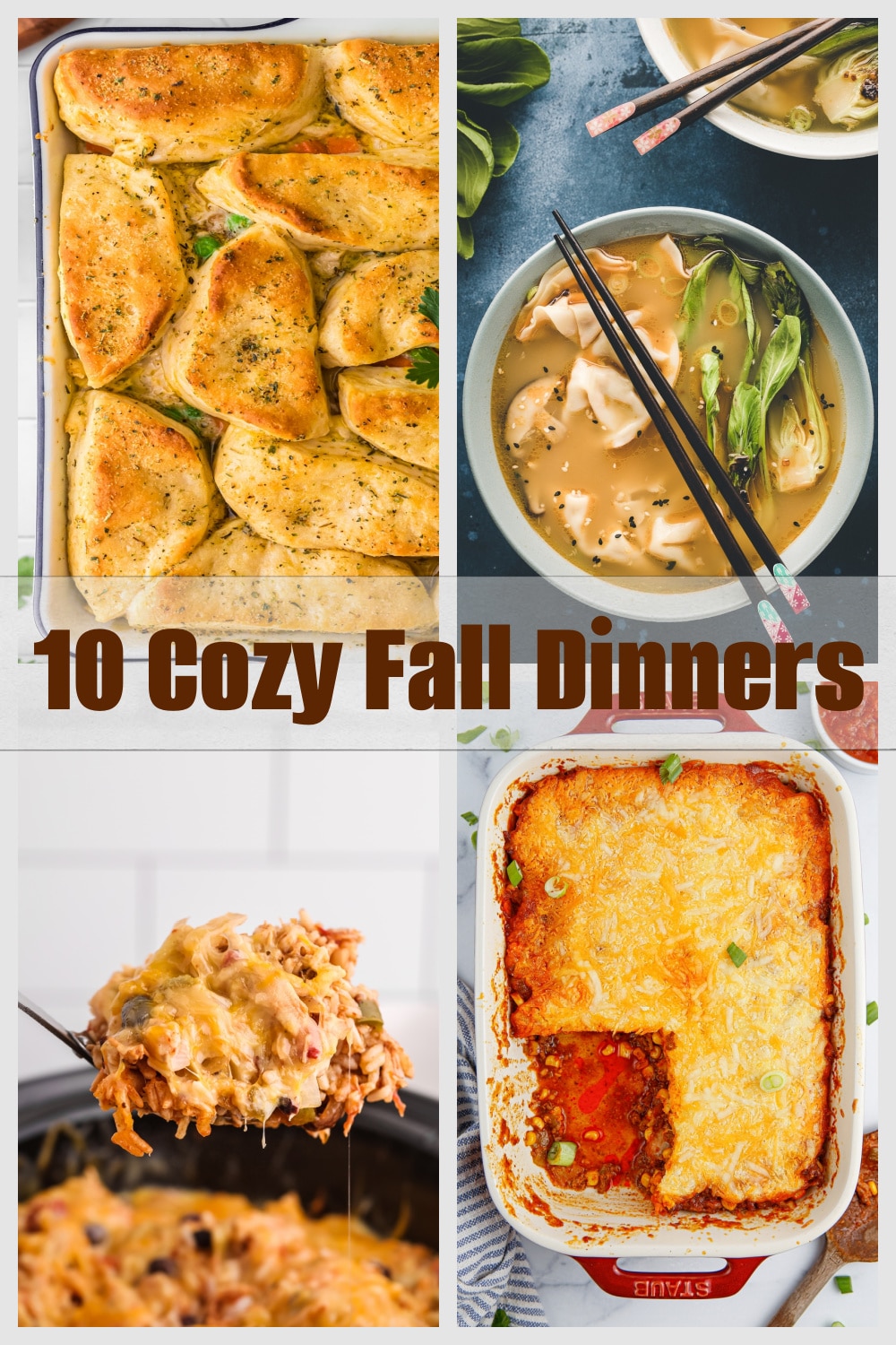 Transition from summer simplicity to fall flavor with 10 easy, hearty recipes. It's time to embrace casseroles, slow cooked meals and earthy flavors—making the seasonal switch a breeze. These fall dinner recipes will have your family looking forward to every meal you make this week. via @cmpollak1