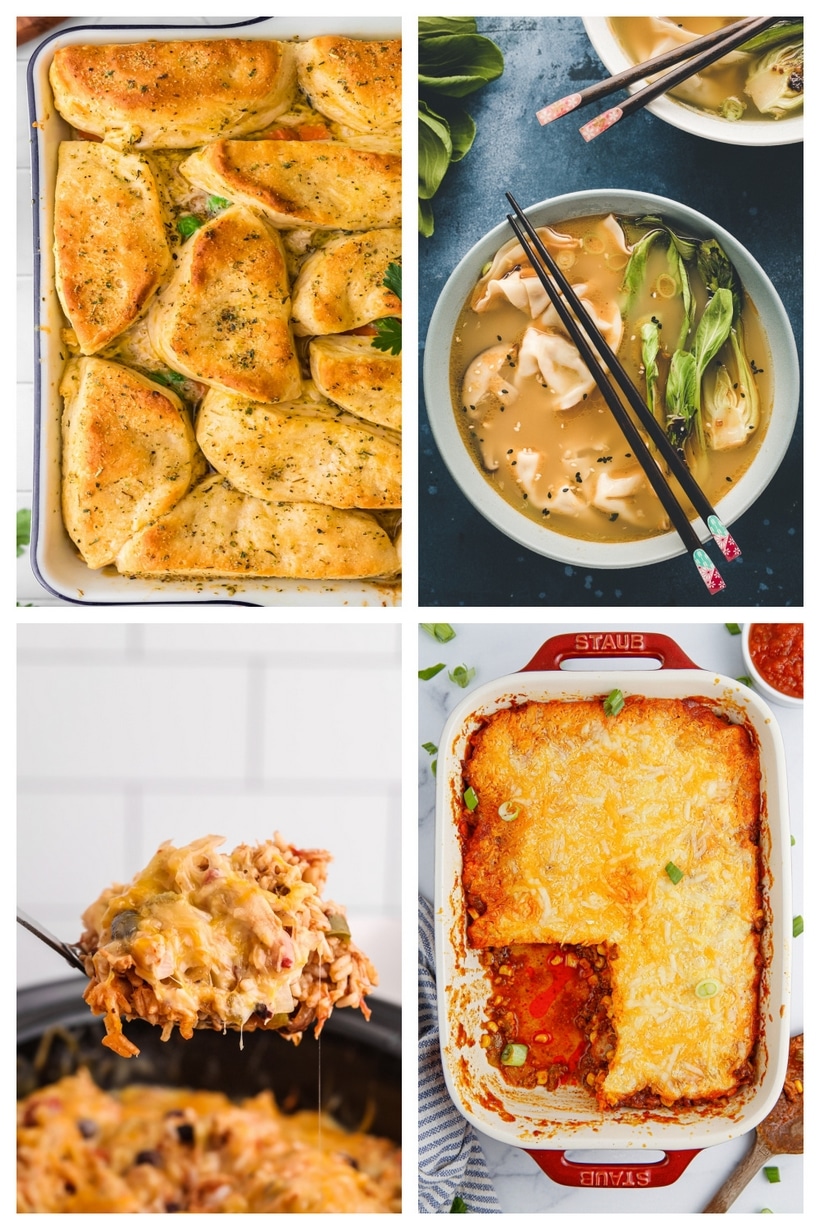 Transition from summer simplicity to fall flavor with 10 easy, hearty recipes. It's time to embrace casseroles, slow cooked meals and earthy flavors—making the seasonal switch a breeze. These fall dinner recipes will have your family looking forward to every meal you make this week. cozy fall dinners