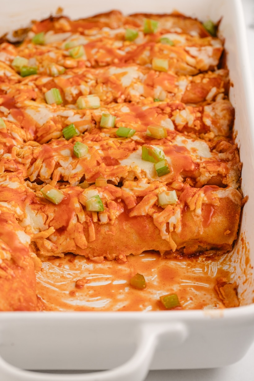 buffalo chicken enchiladas