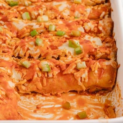 buffalo chicken enchiladas