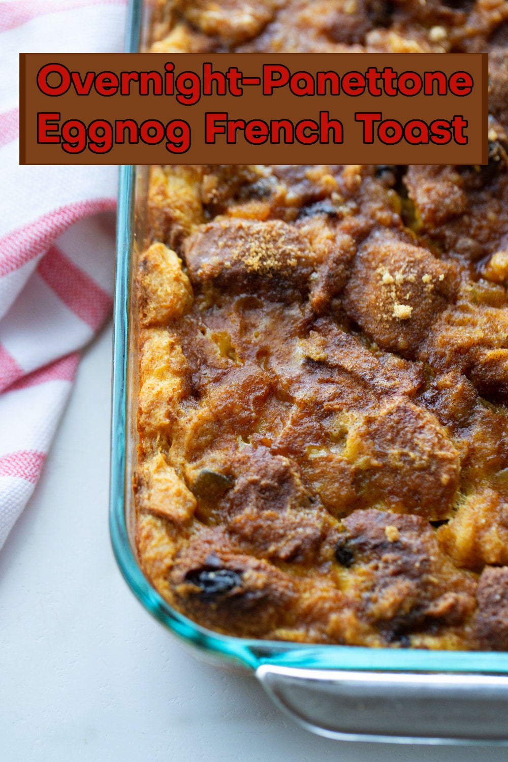 This Overnight Panettone Eggnog French Toast casserole is a festive and easy-to-make breakfast that's perfect for the holiday season. Combining the rich flavors of Italian panettone bread and creamy eggnog, this make-ahead dish allows you to enjoy a delicious breakfast without the morning rush. Simply prepare it the night before, refrigerate, and bake in the morning for a warm, comforting meal. via @cmpollak1