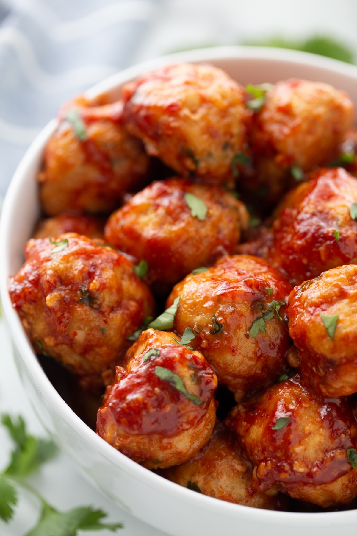 chipotle meatballs and honey glaze