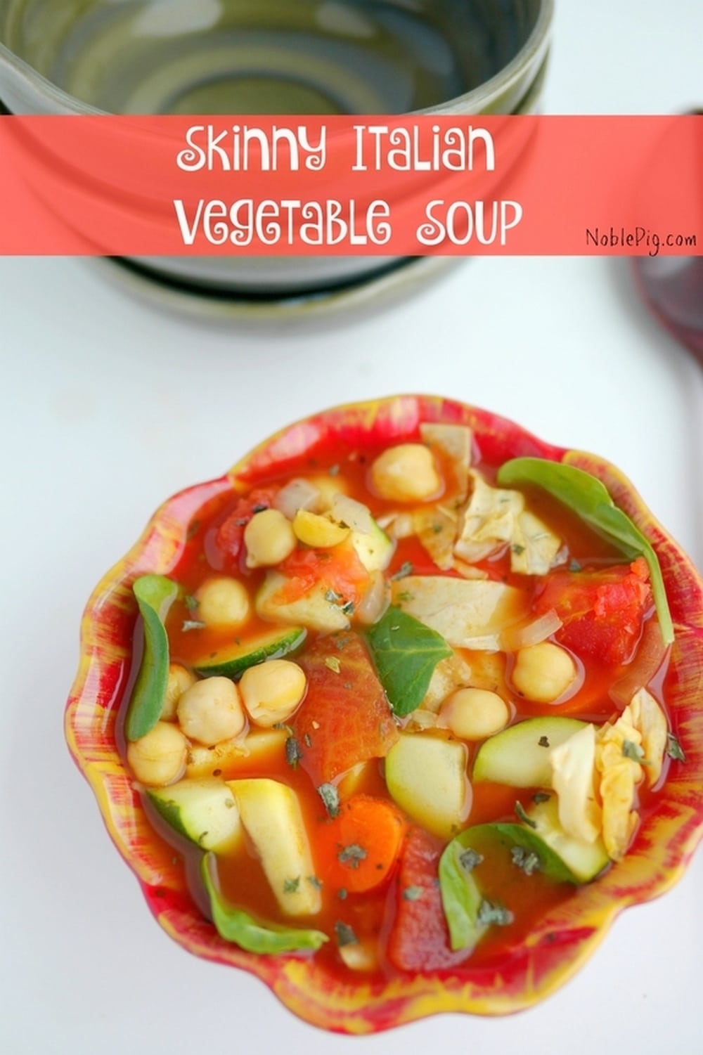 This Skinny Italian Vegetable Soup is perfect when you’re in the mood for something light and healthy. At just 130 calories per cup, it’s a guilt-free feast whenever you want. via @cmpollak1