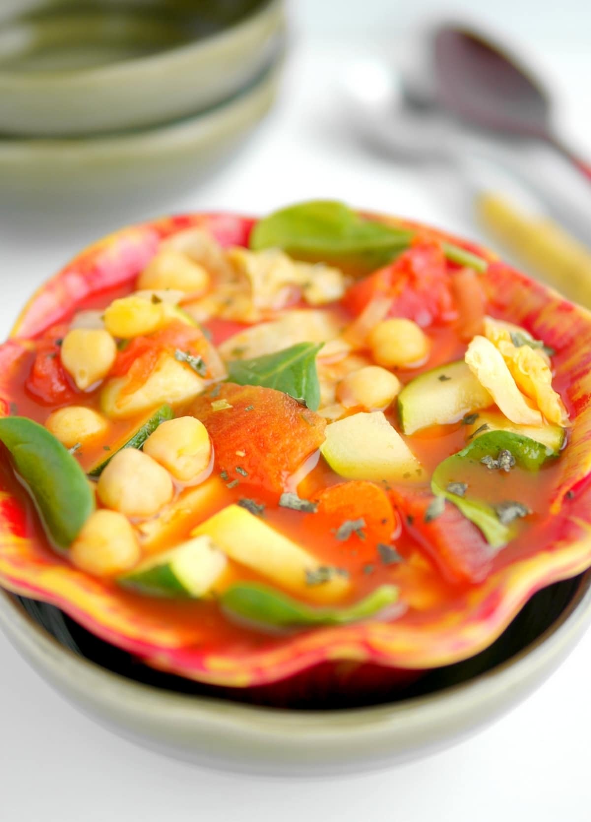 soup with vegetables