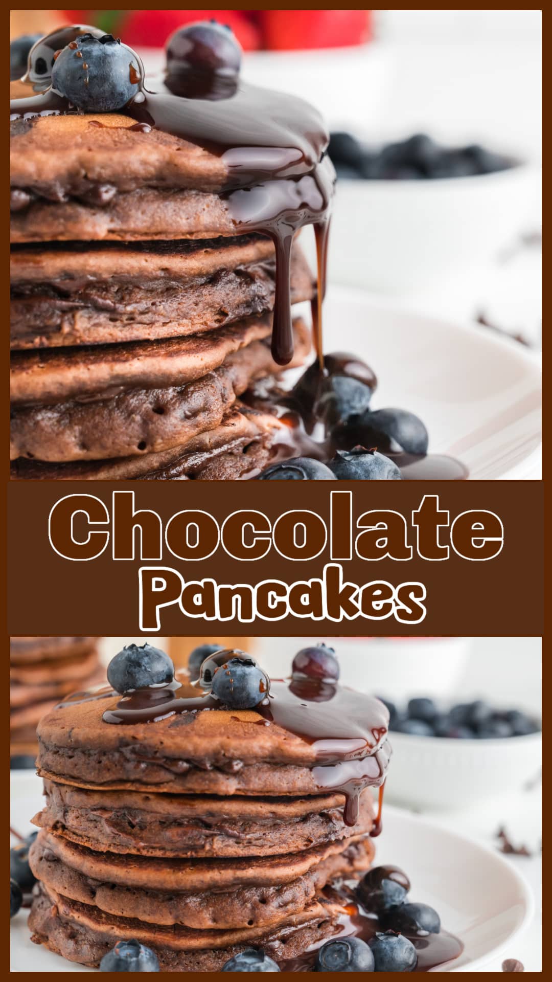 These chocolate pancakes are rich, fluffy, and loaded with melty chocolate, making them perfect for brunch or a special occasion. Drizzle them with homemade ganache for a decadent Valentine’s Day breakfast, Easter brunch, or a weekend treat. Whether it’s a birthday or just a chocolate craving, these pancakes turn any morning into a celebration. via @cmpollak1