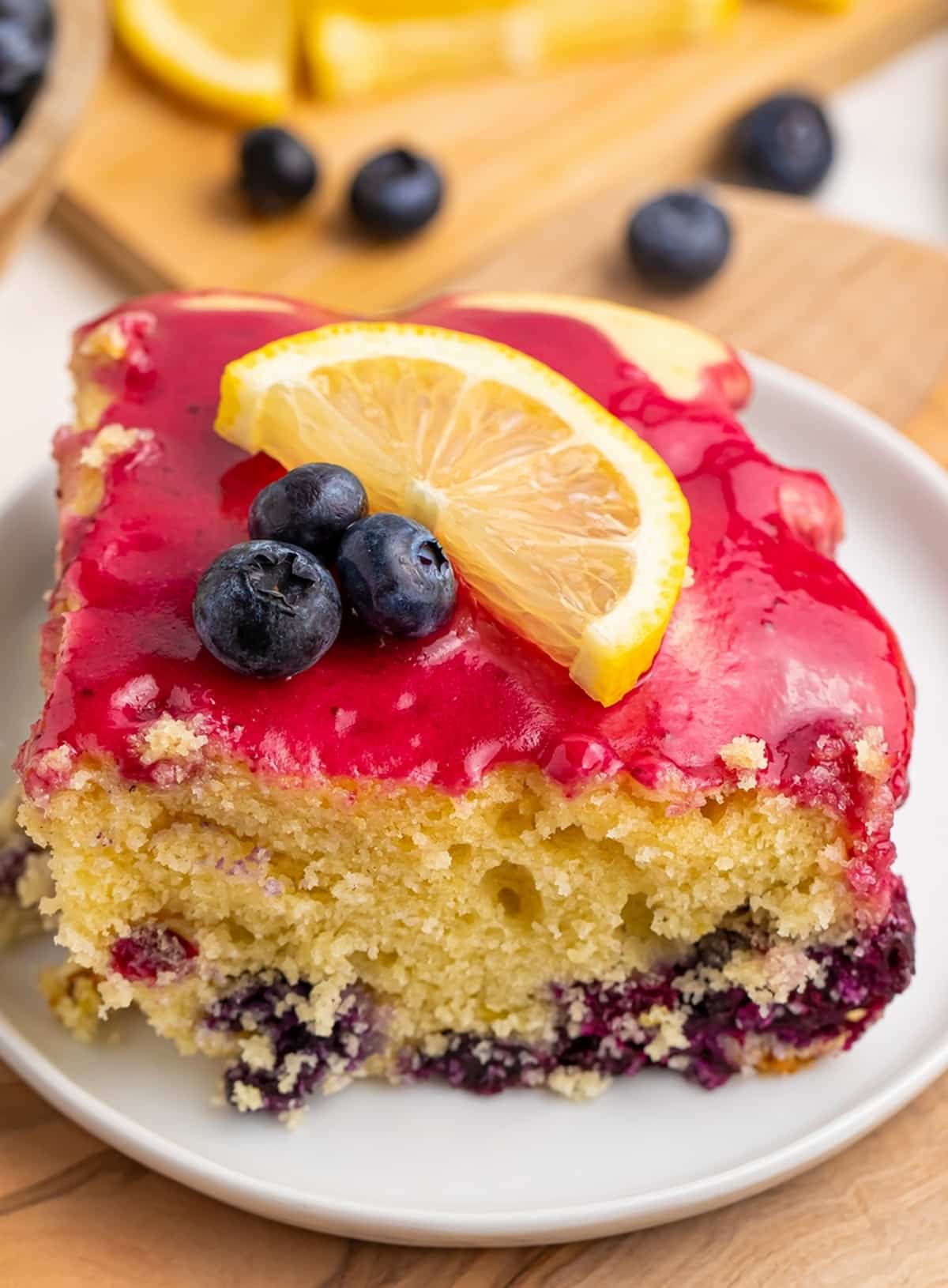 blueberry lemon cake