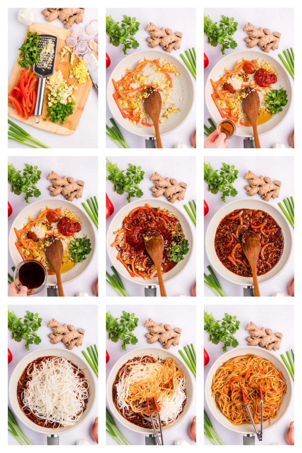 Chili garlic noodles, a quick and delicious side dish recipe tossed in a spicy-fragrant chili garlic sauce. Perfect for a busy weeknight and packed with so much flavor. I love making this noodle dish. how to make the noodles