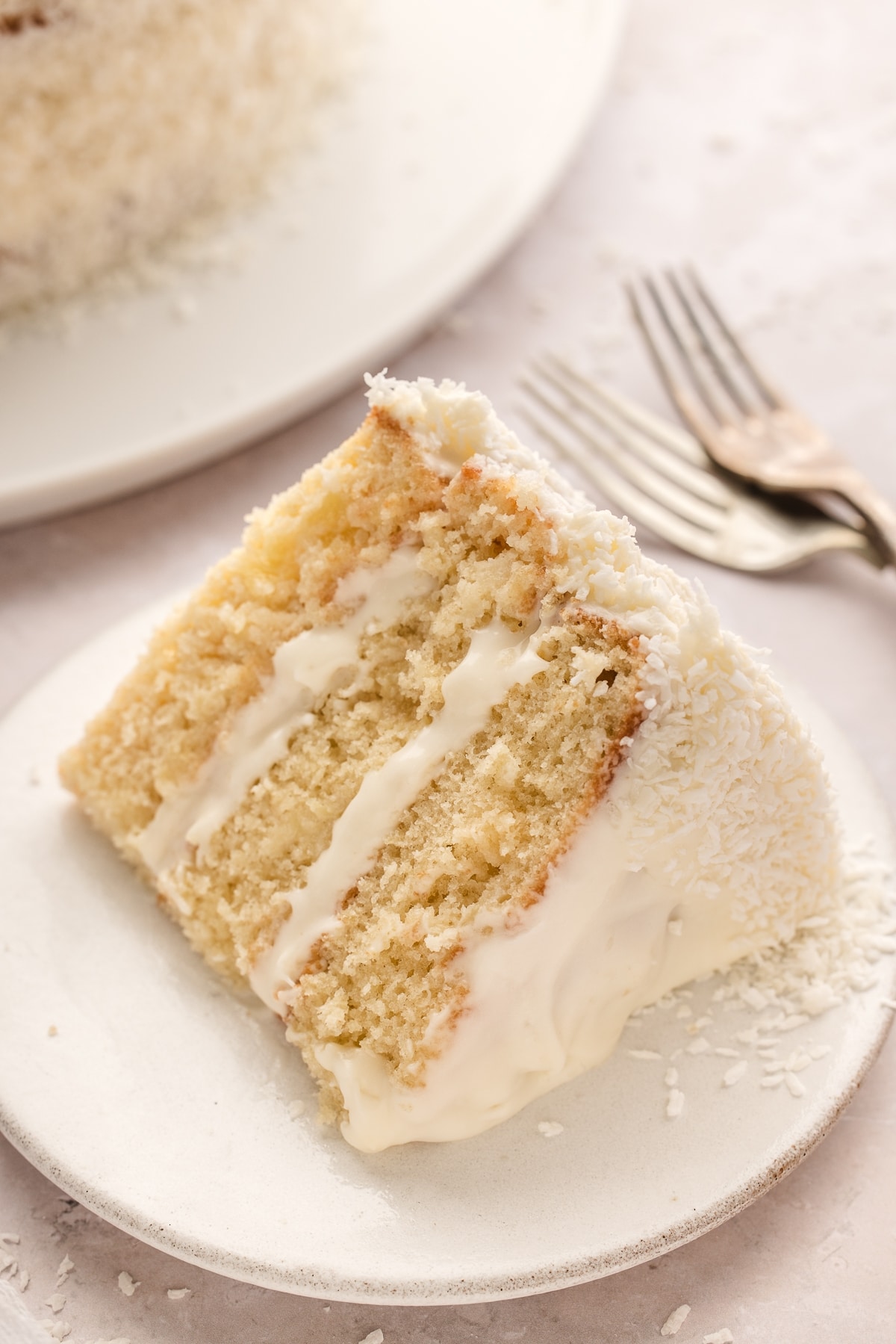 This pineapple coconut cake is a tropical-flavored dream dessert. It's the perfect blend of sweet pineapple and nutty coconut in every bite. coconut and pineapple cake