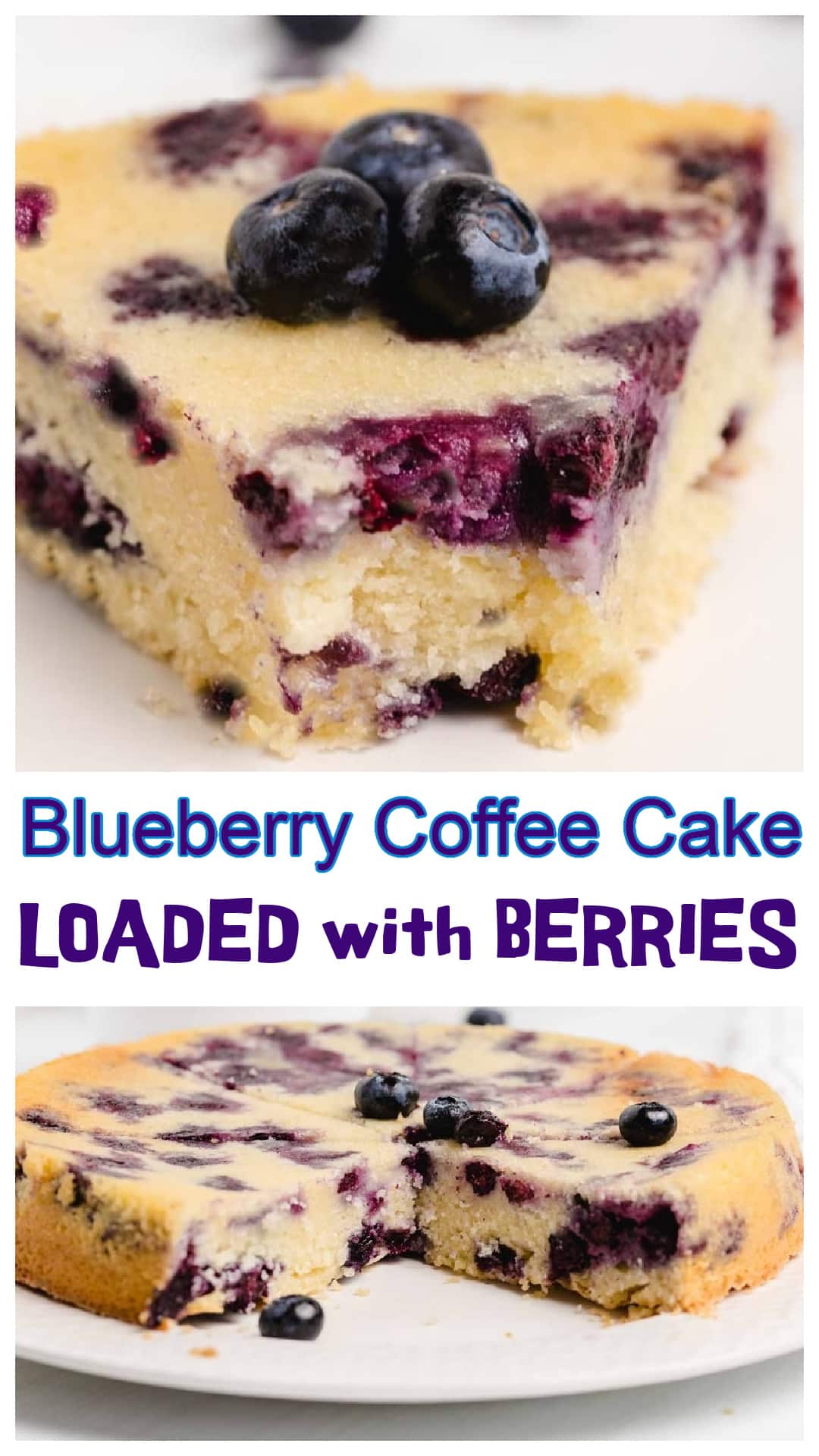 This blueberry coffee cake skips the streusel and finishes with a crisp turbinado sugar crust that flips to the bottom after baking. Soft in the center, easy to make, and packed with fresh blueberries—this is the best blueberry coffee cake for brunch or snacking. No crumb topping, no soggy texture. Just a simple, homemade coffee cake with a crust that stands out. via @cmpollak1
