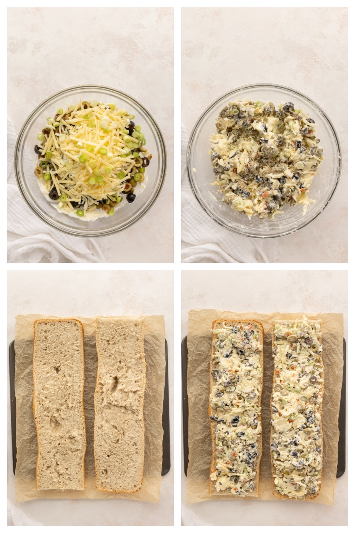 Indulge in this irresistible olive cheese bread recipe. Perfect as a party appetizer or a side dish for your favorite main course. making olive and cheese bread