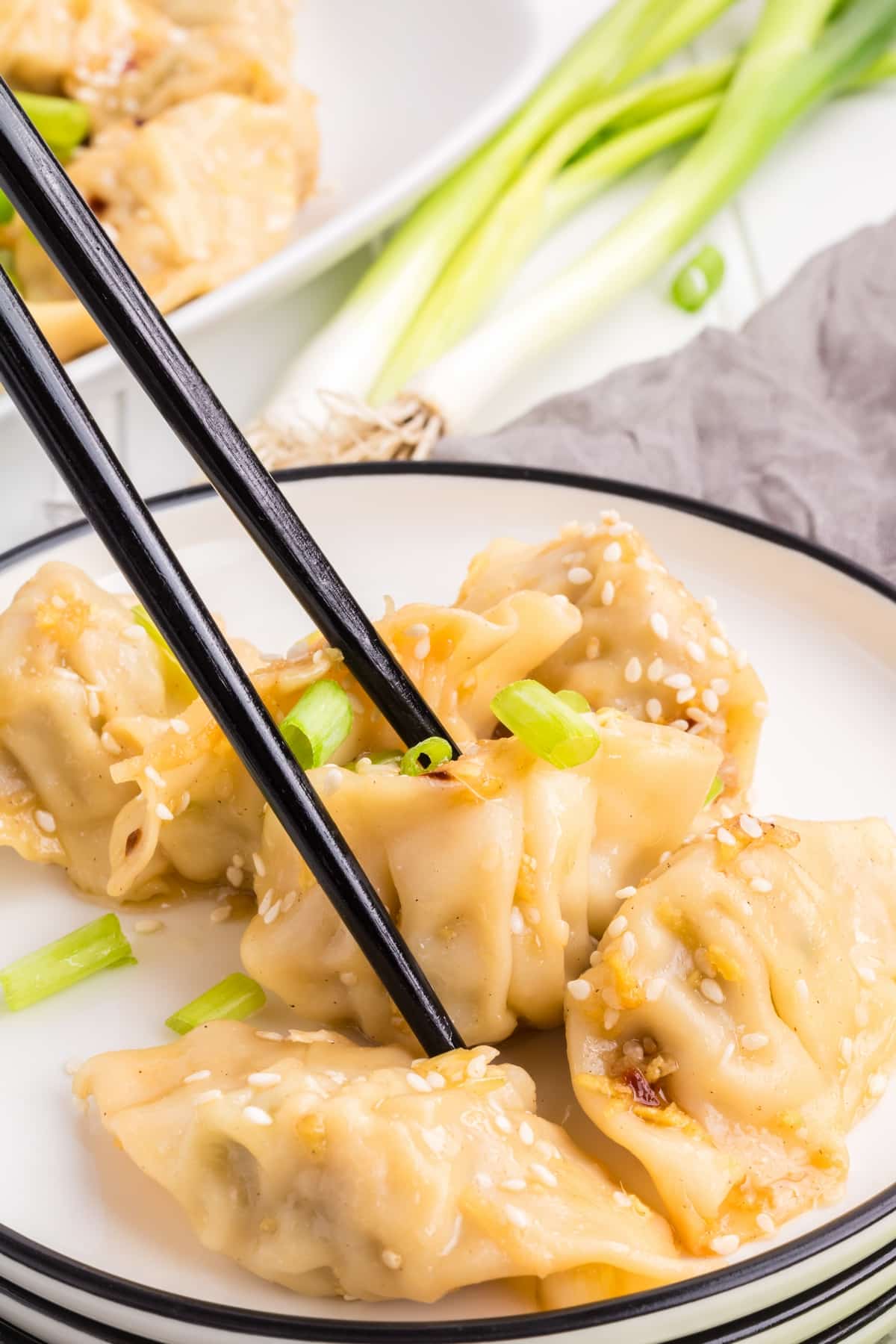 frozen spicy wontons