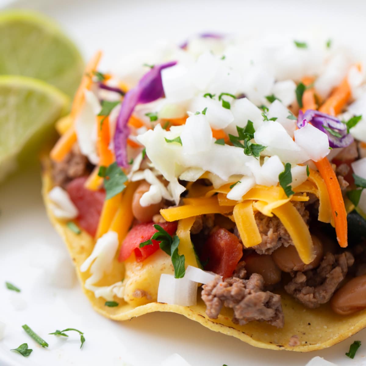 Chipotle Beef Tostadas