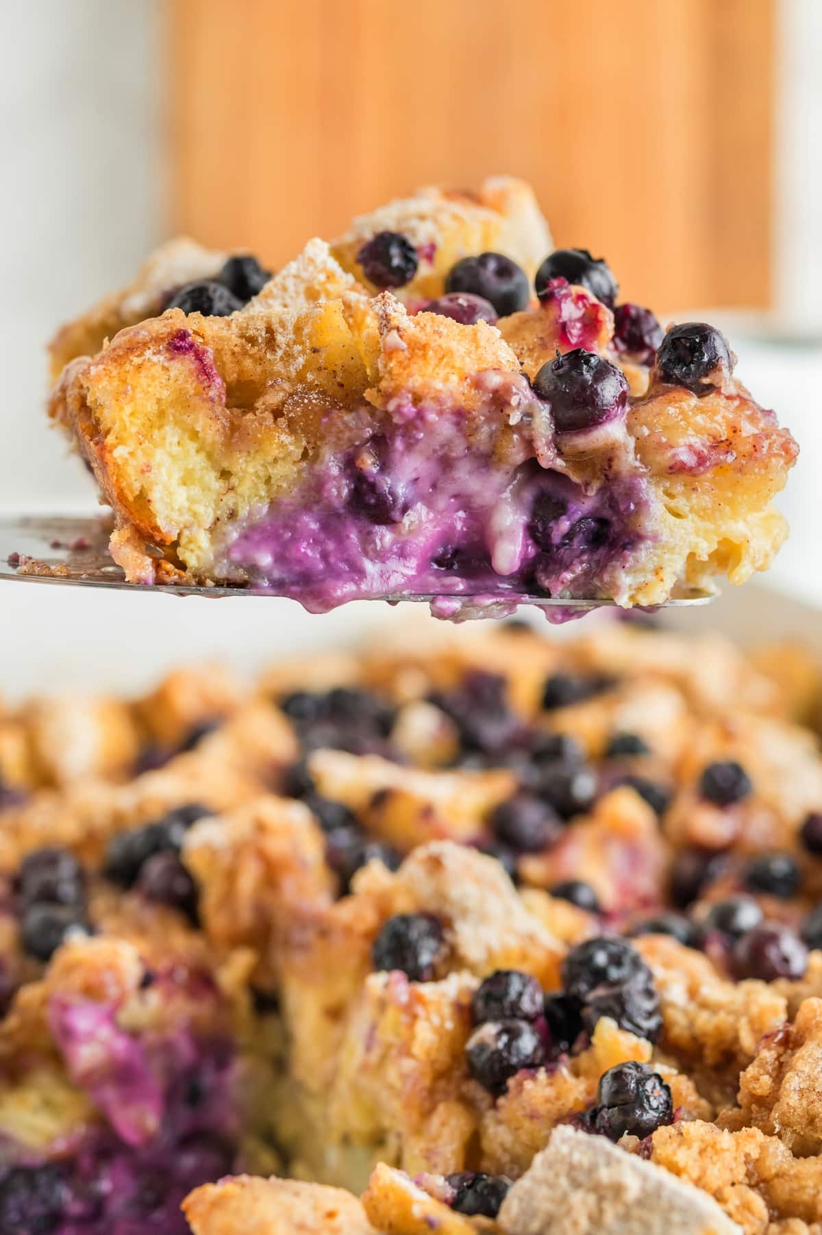 overnight blueberry casserole French toast