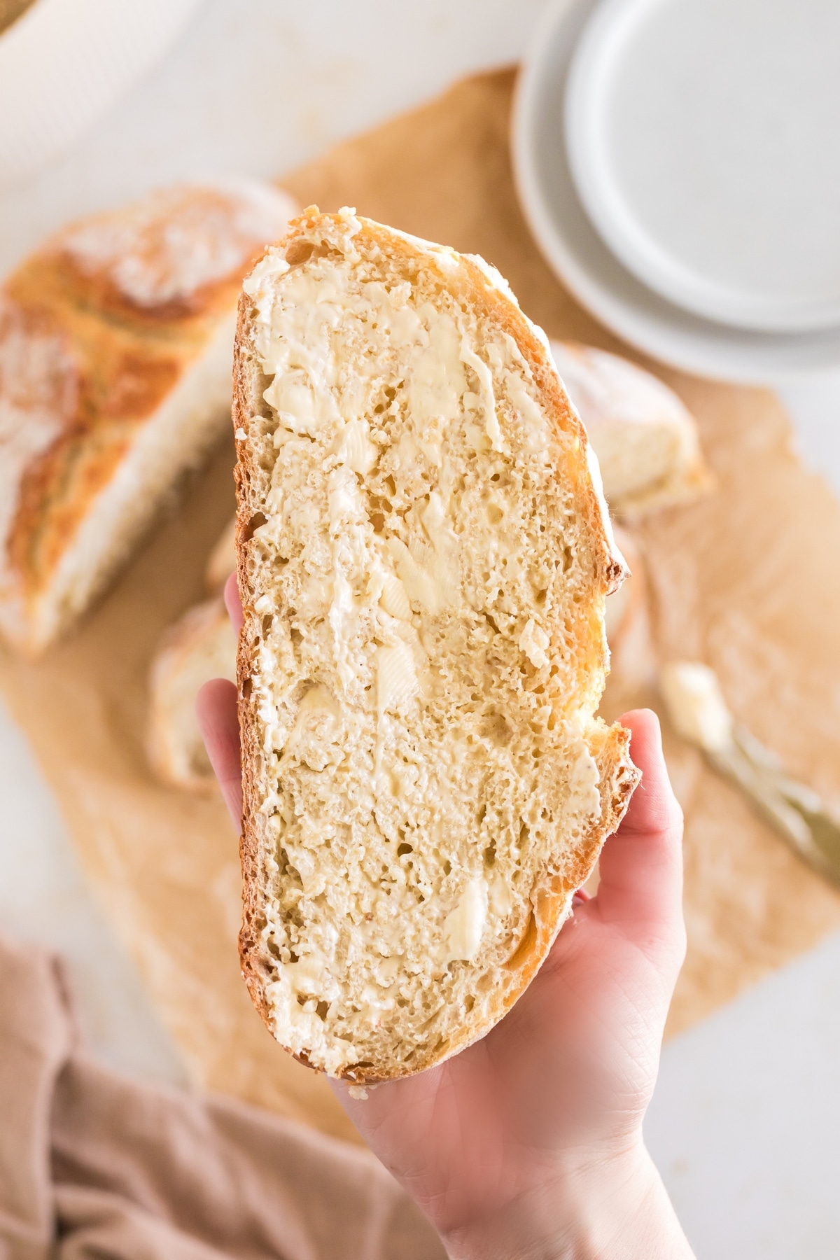 This Dutch oven bread is my simplest bread recipe to bake at home. With no kneading required, no starter to make, no mixer, and no special skills needed, you'll soon be making it daily. bread made with instant yeast
