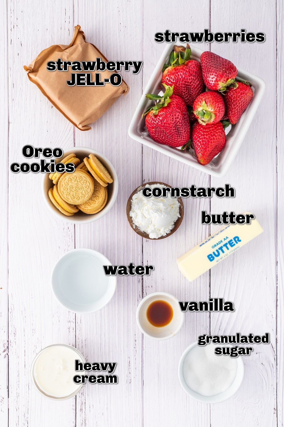 Satisfy your sweet tooth with a delicious fresh strawberry pie. This easy no-bake dessert is perfect for summer. ingredients