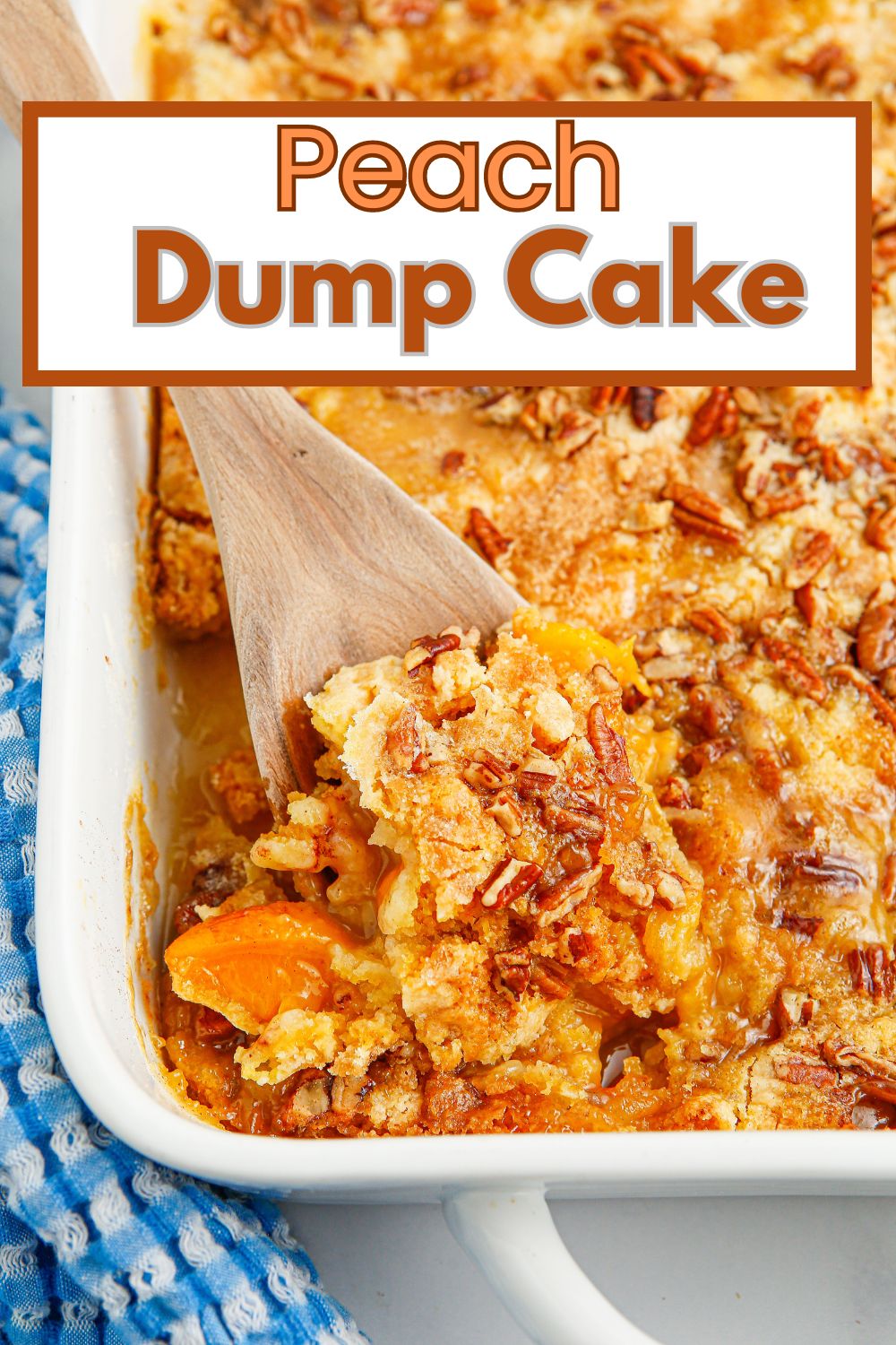 I love that making dessert can be really simple with this peach dump cake recipe using canned peaches. You just dump everything into a baking dish and pop it in the oven. It's ready in less than an hour and disappears faster than it took to make. via @cmpollak1