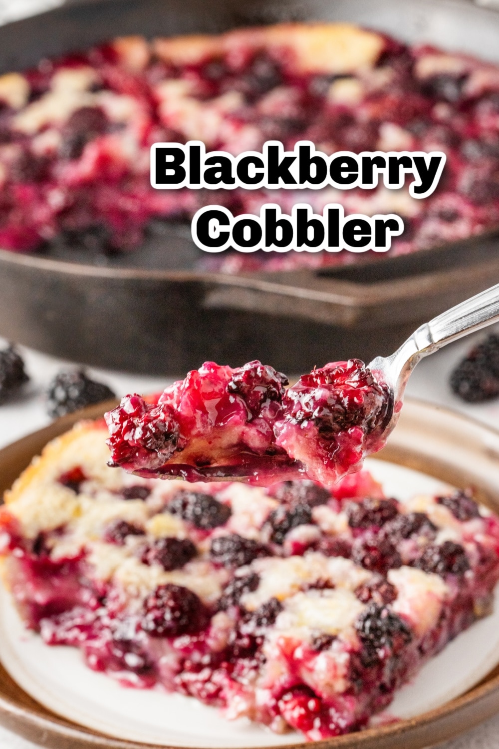 Enjoy the mouthwatering goodness of homemade blackberry cobbler. This recipe is a must-try for any dessert lover this summer! via @cmpollak1