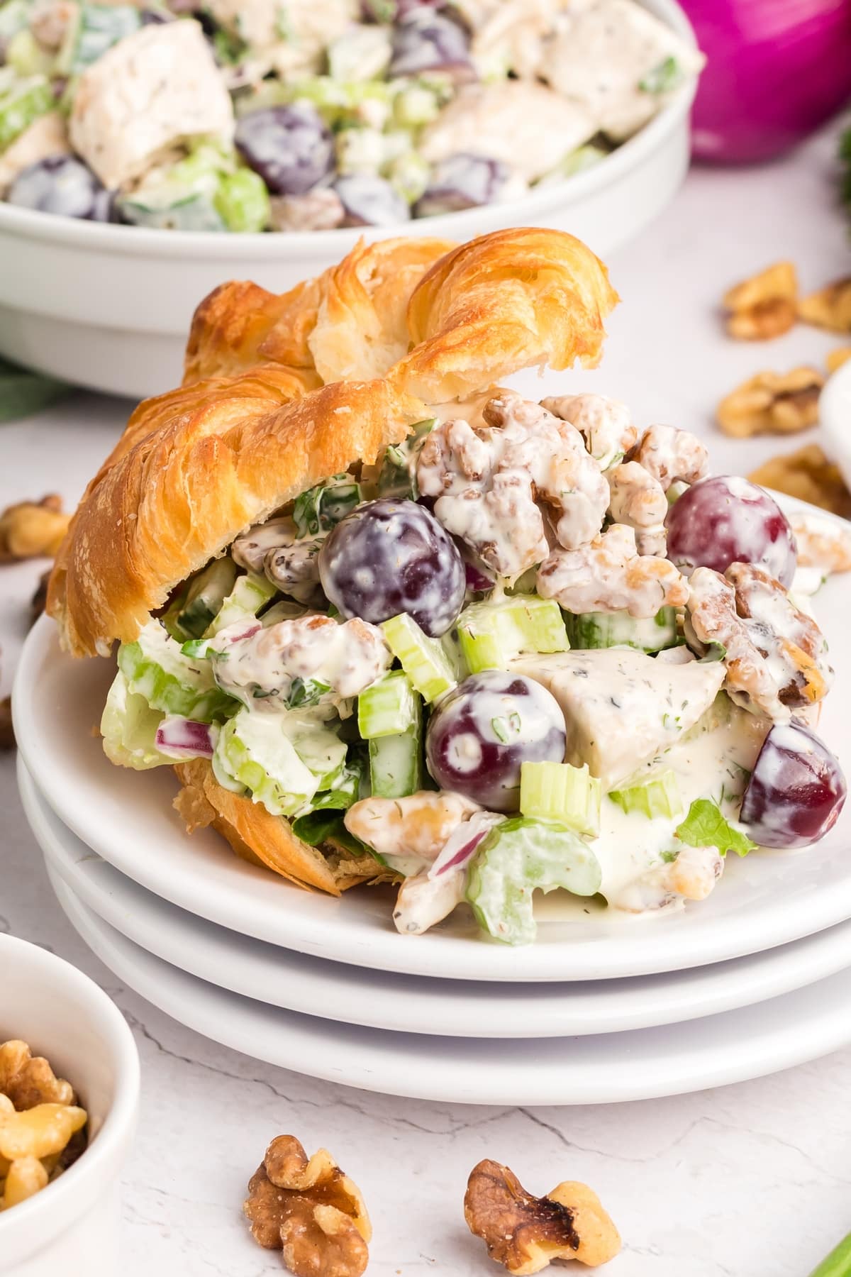 chicken salad with grapes
