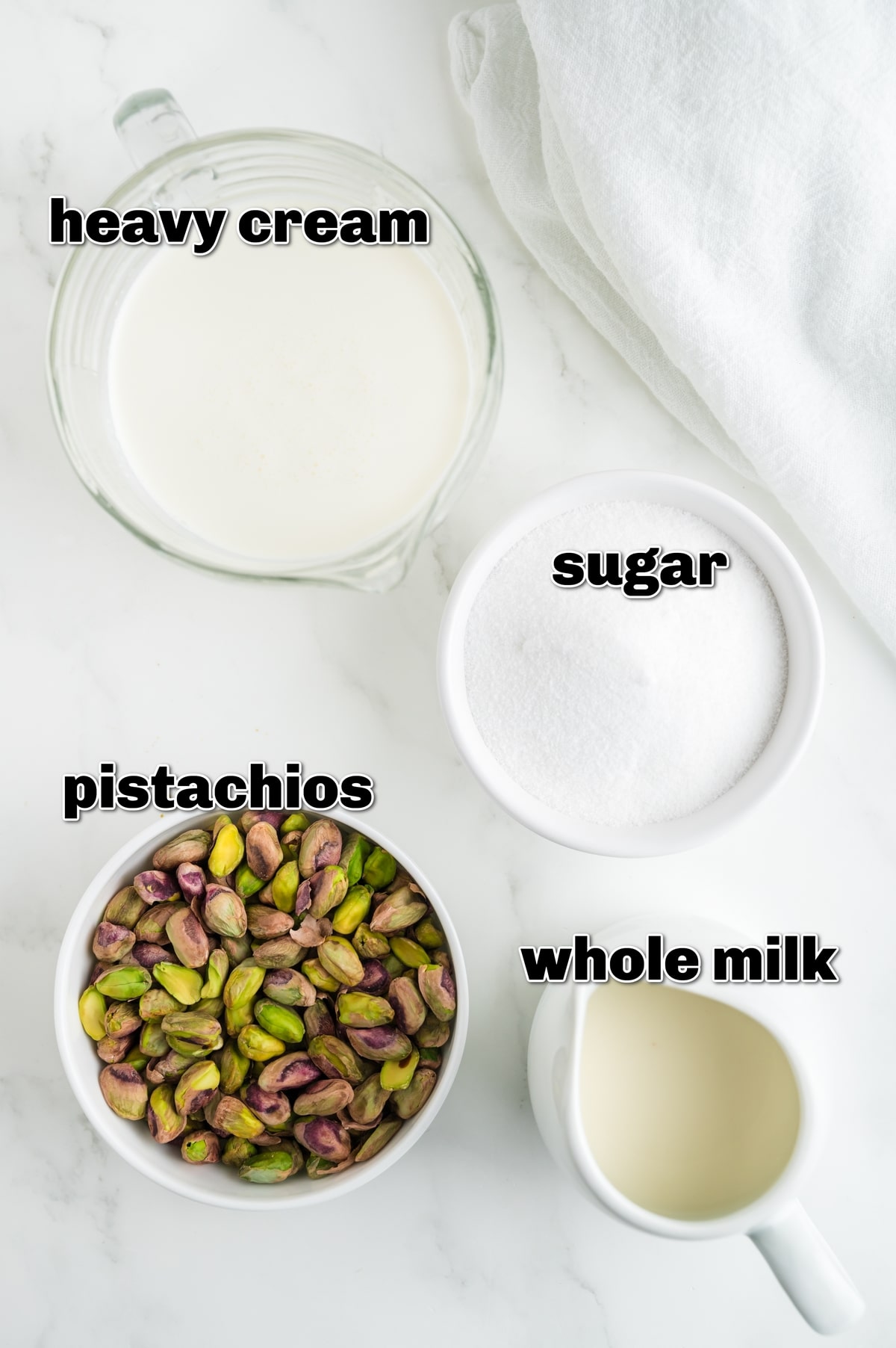 Make your own pistachio ice cream at home with this easy recipe. Enjoy the cool and creamy goodness of this nutty dessert. ingredients