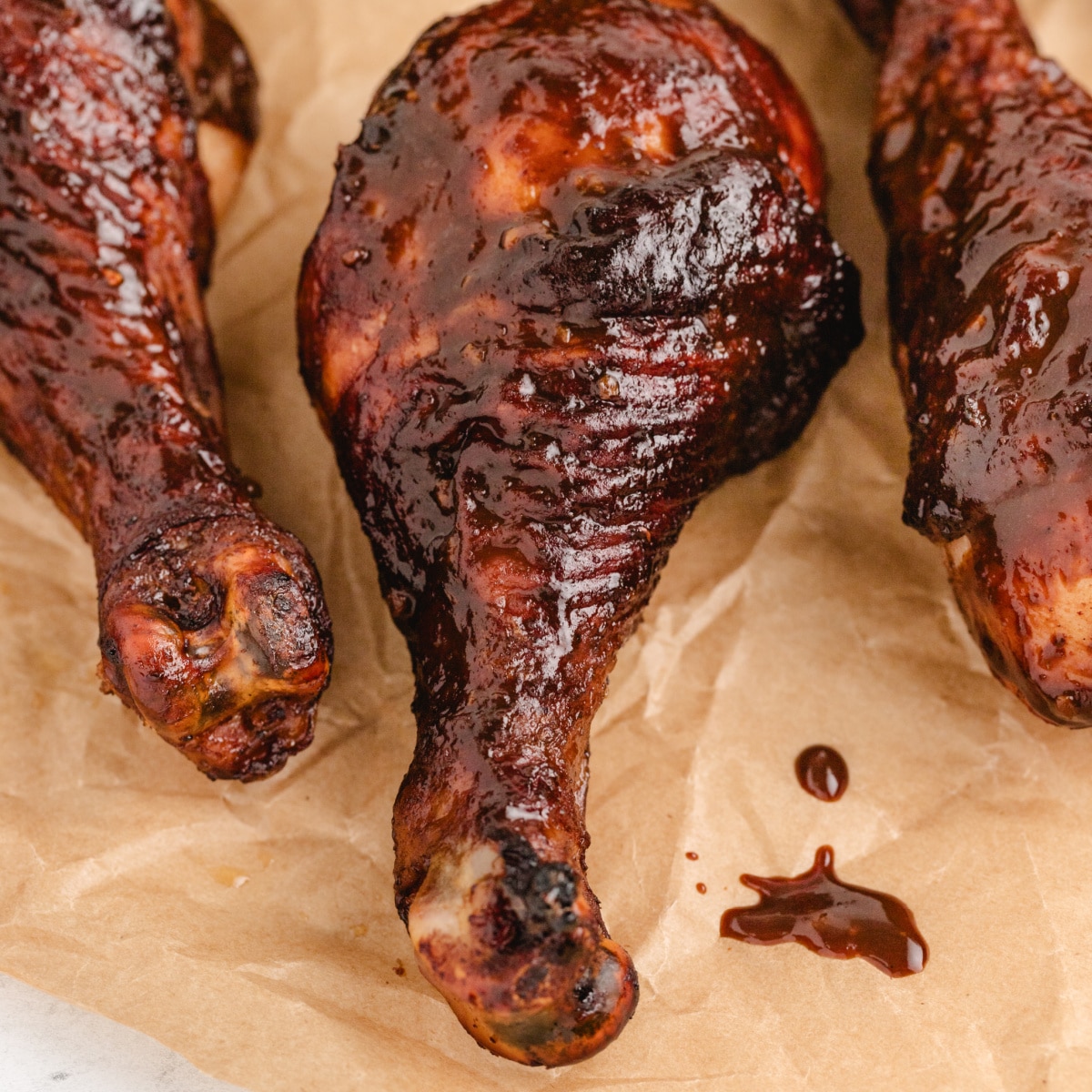Brined Chicken Drumsticks with Hoisin Glaze