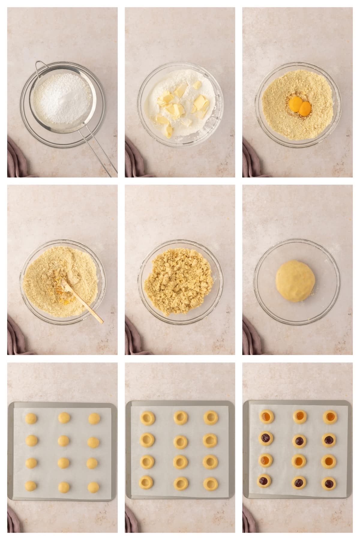 how to make thumbprint cookies