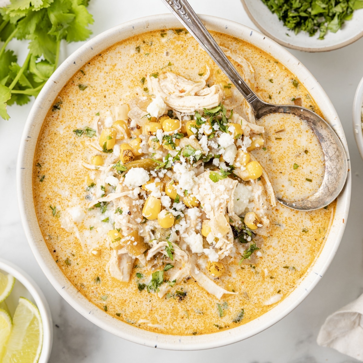 Mexican street corn soup