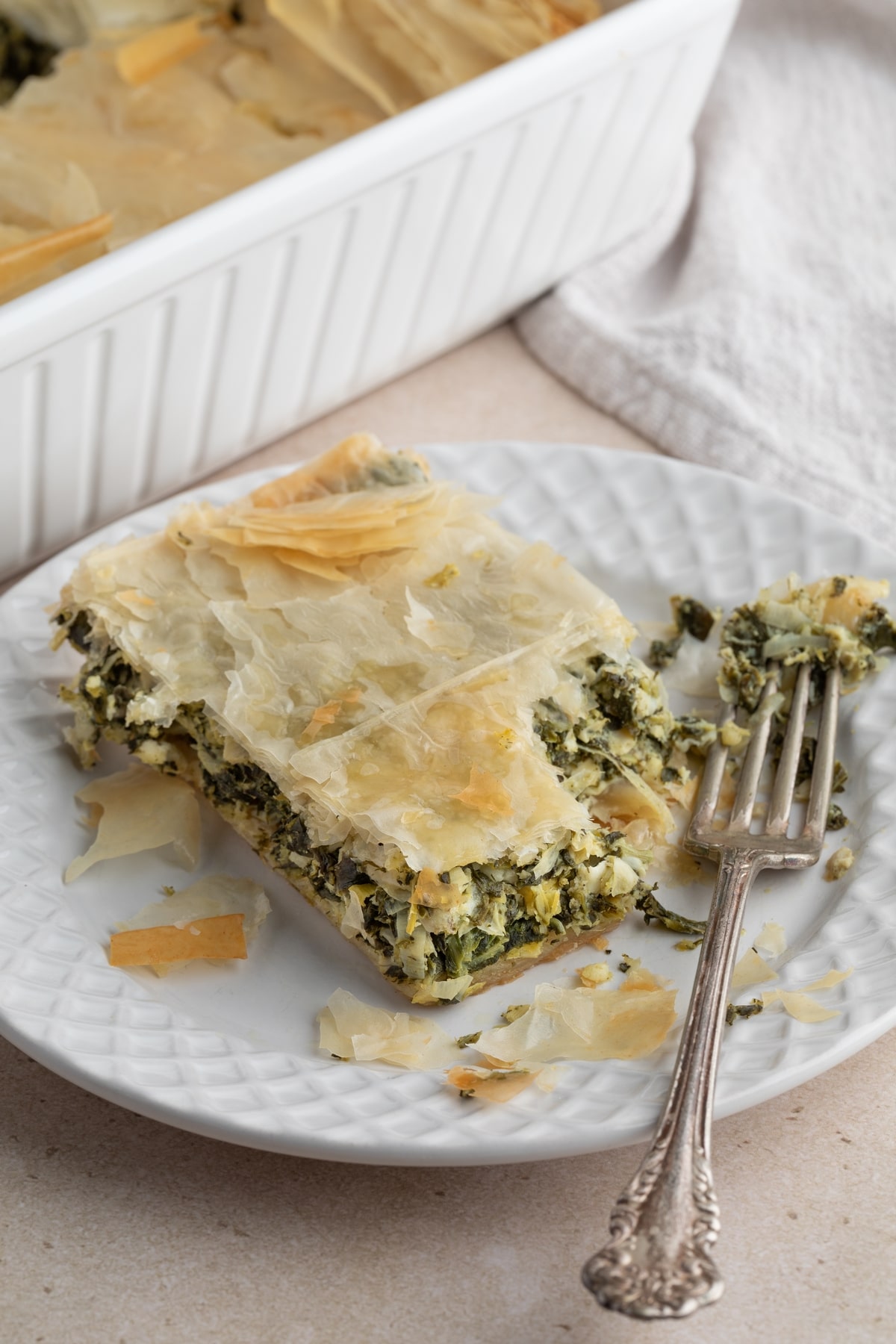 spanakopita with artichokes and spinach