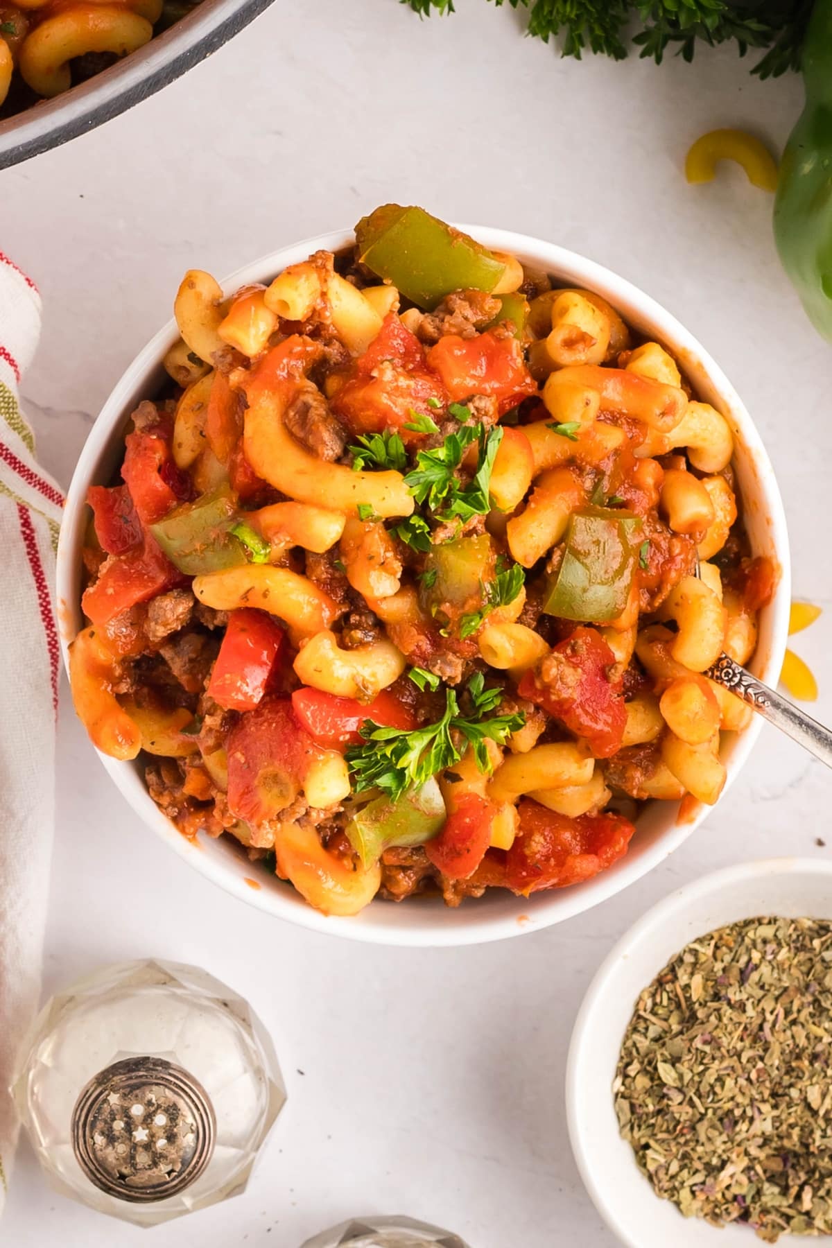 pasta ground beef tomato sauce