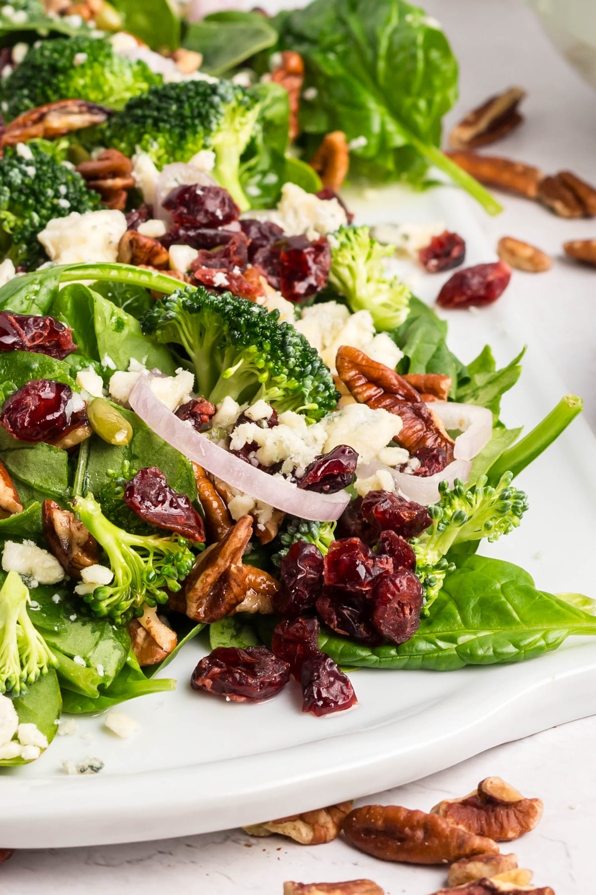 spinach salad with Dijon Vinaigrette