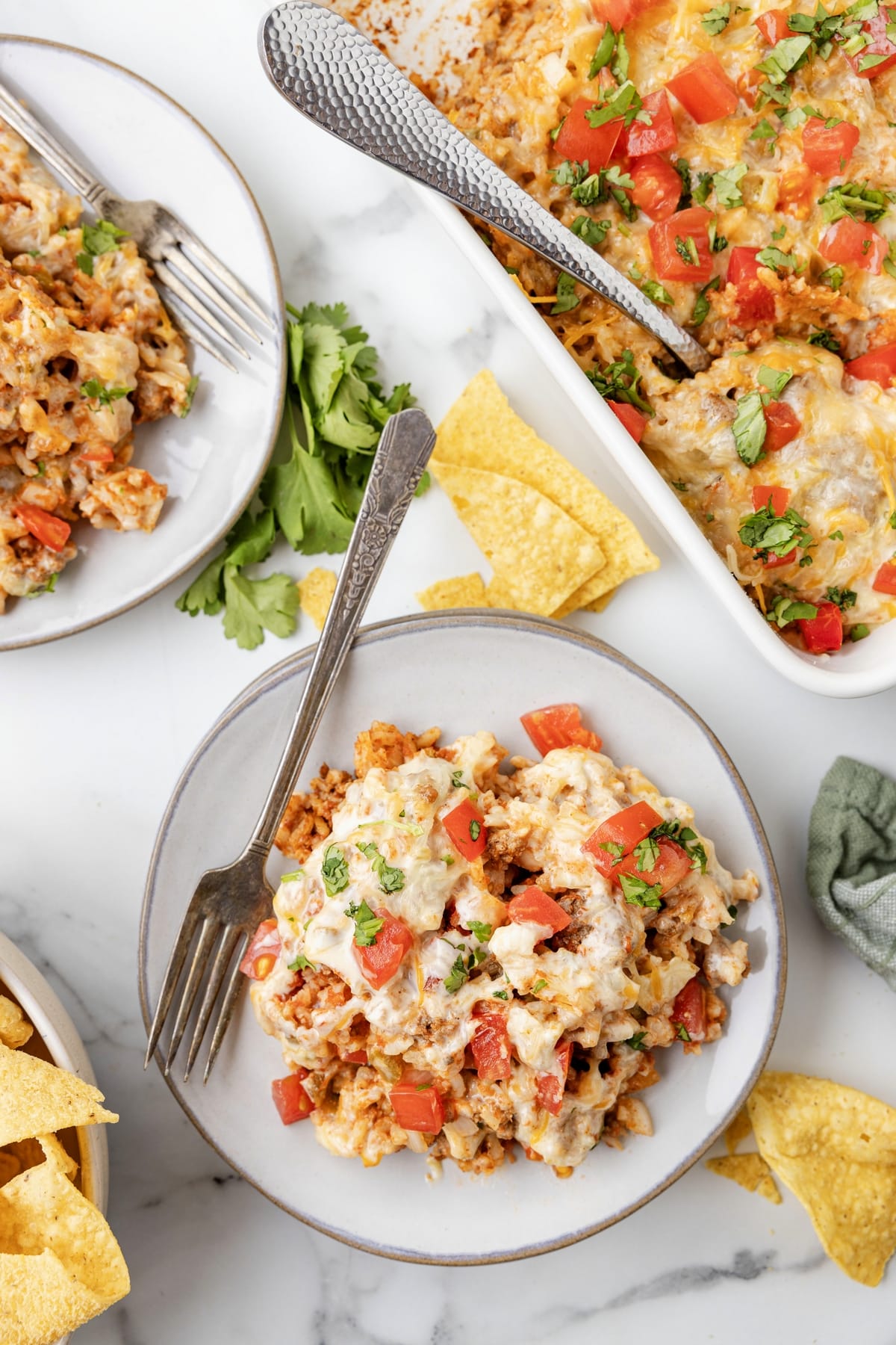 taco rice bake