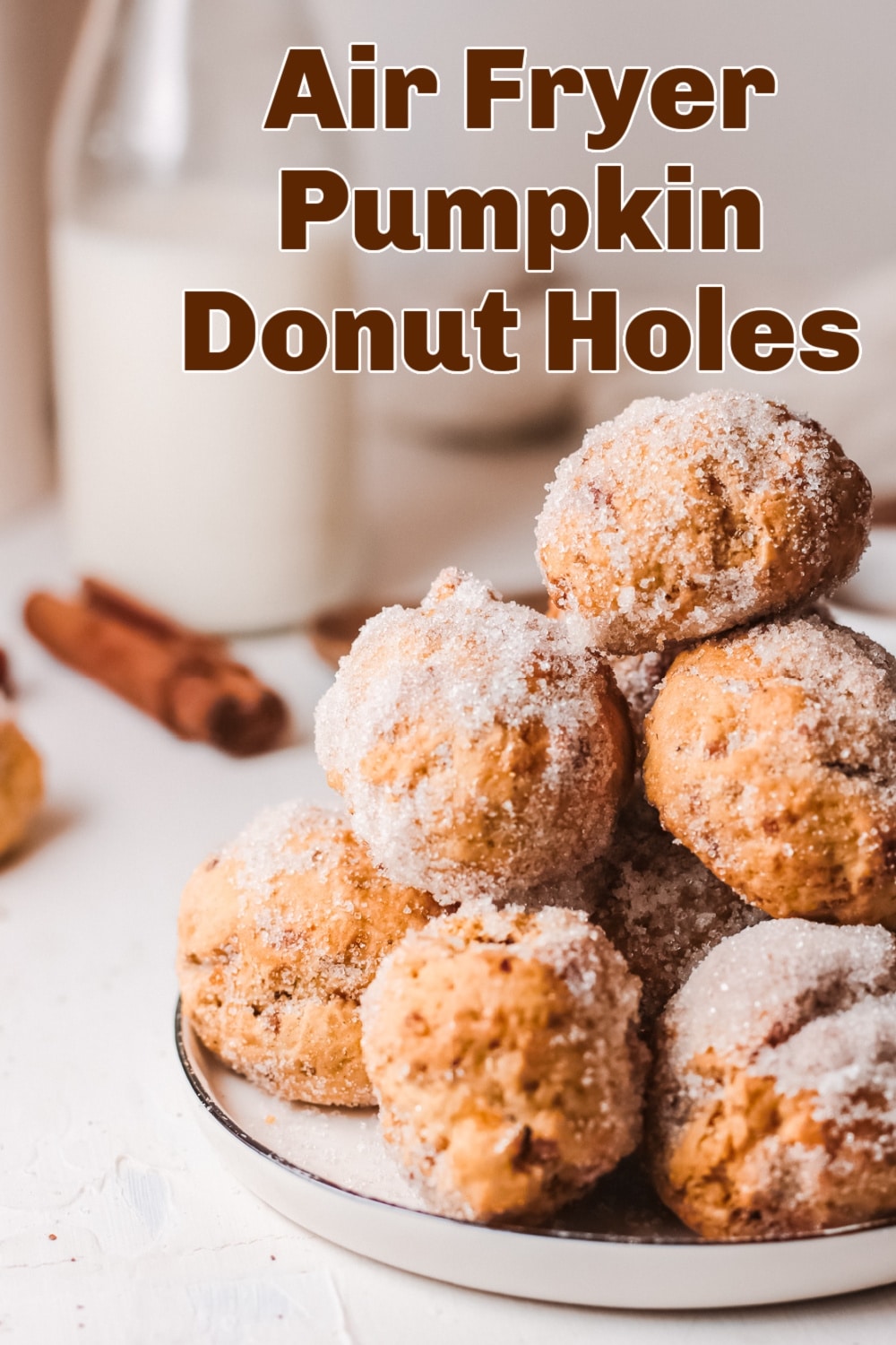 These air fryer pumpkin donut holes are easy enough to make while you’re half asleep. In under 15 minutes, you’ll be enjoying a warm and delicious bite-sized sweet treat with your coffee. via @cmpollak1