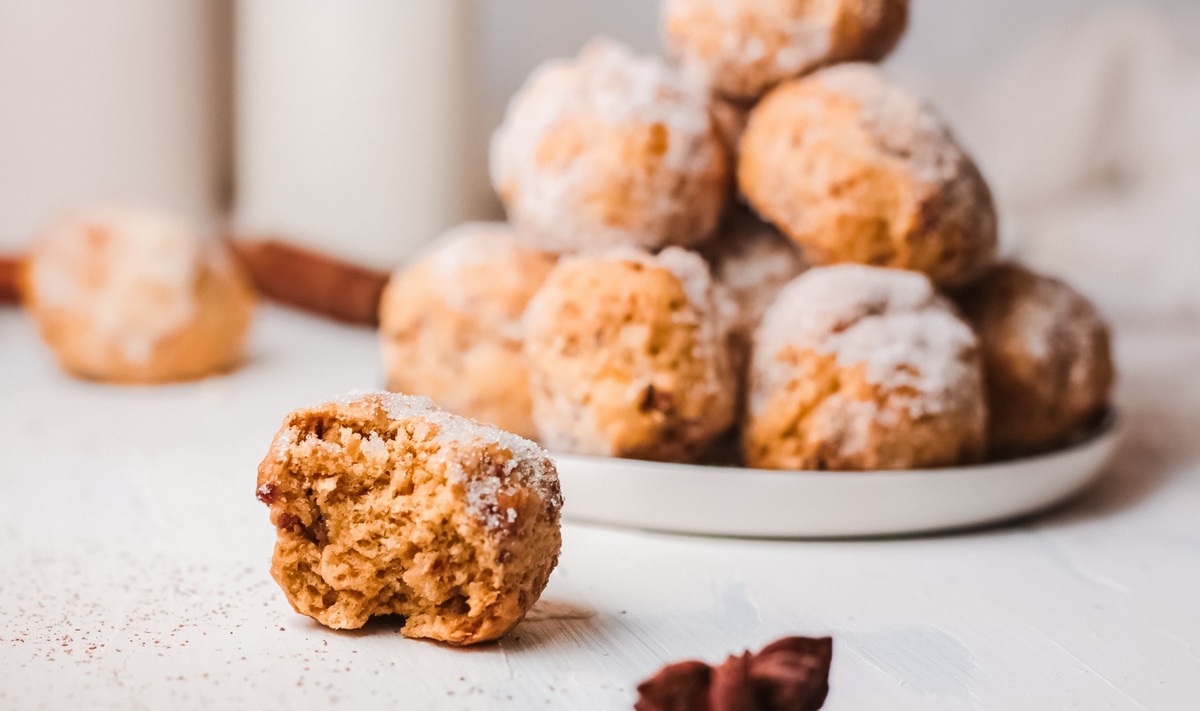 pumpkin donut holes