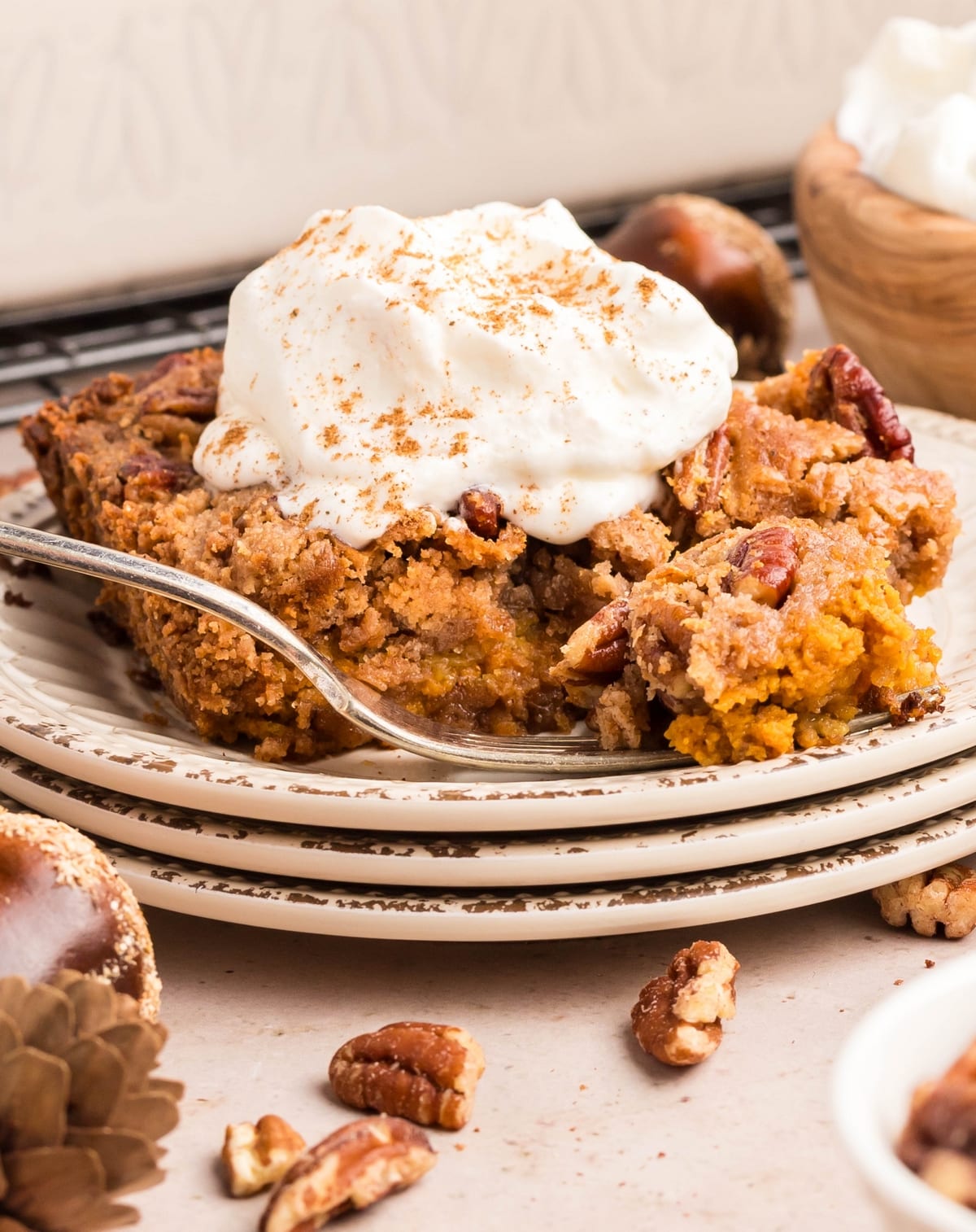pumpkin pie dump cake