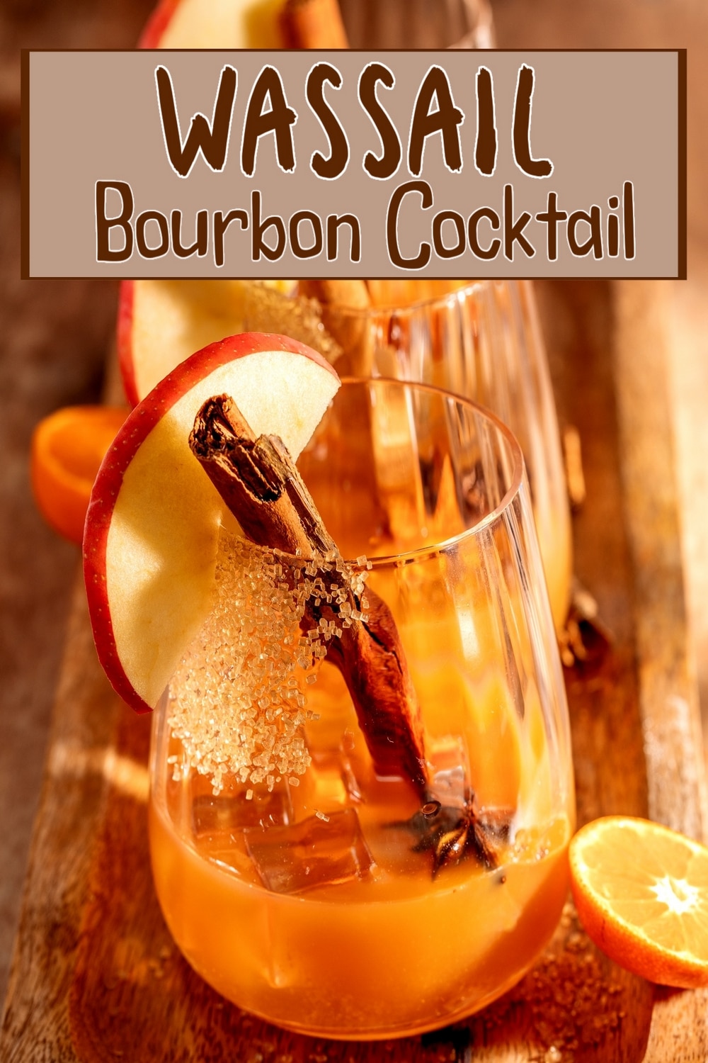 This wassail bourbon cocktail is warm, spiced, and boozy—just the thing to sip on when the weather cools down. The bourbon adds a smooth kick to the classic holiday flavors. via @cmpollak1